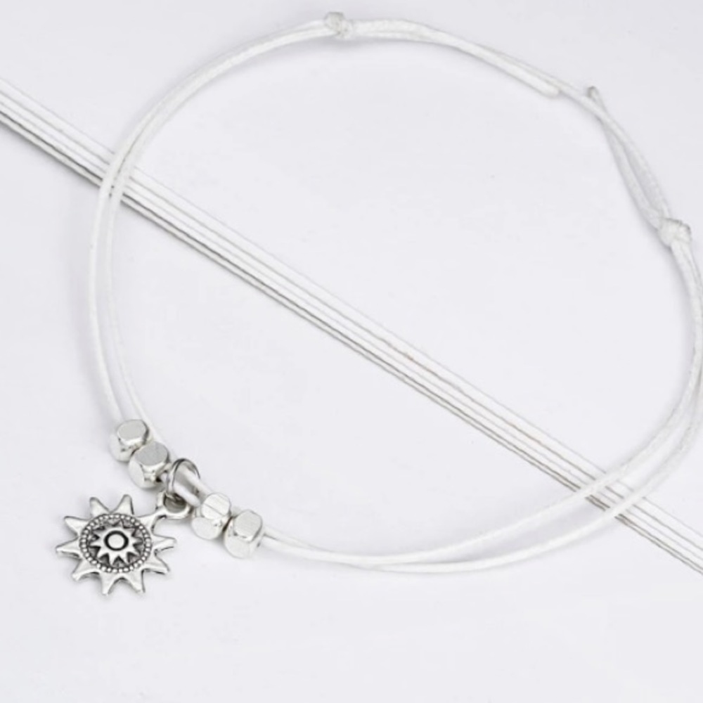 NEW💙💎ELEPHANT🐘SUN🌞SILVERY ANKLET💍BUNDLE🐘💎💙 - Picture 6 of 15